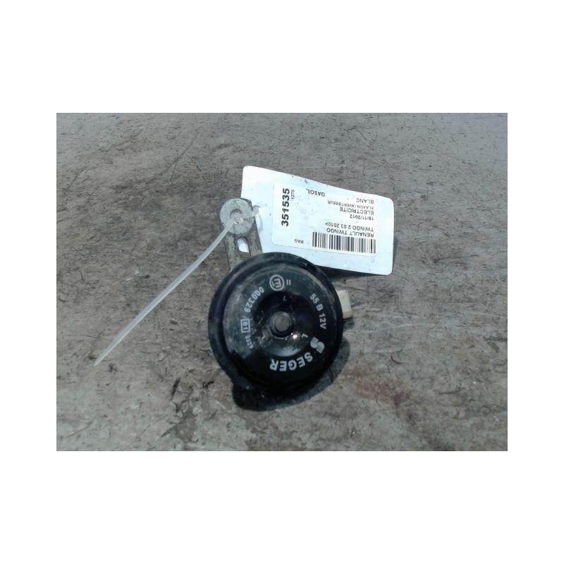 KLAXON / AVERTISSEUR RENAULT TWINGO 2 2010-
