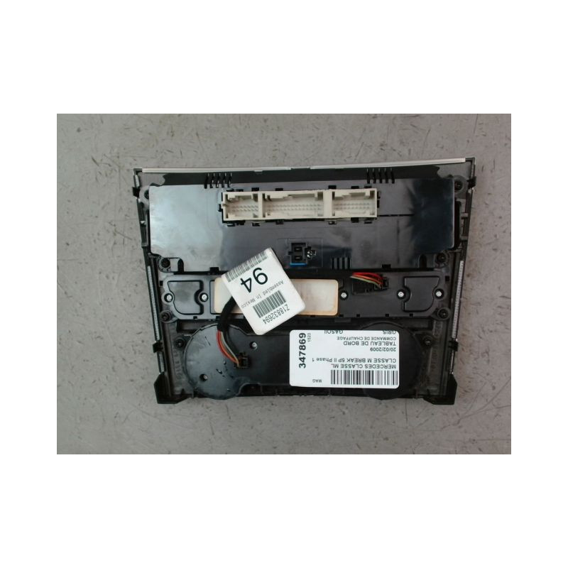 COMMANDE DE CHAUFFAGE MERCEDES CLASSE M BREAK II Phase 1 (164) 2005-2008