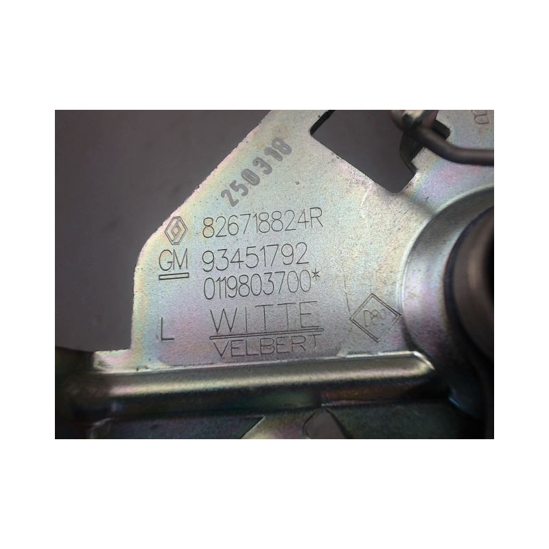 POIGNEE INTERIEURE PORTE COULISSANTE GAUCHE RENAULT TRAFIC