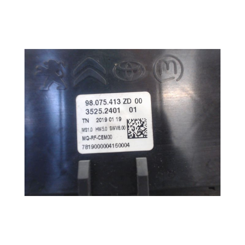 COMMANDE DE CHAUFFAGE OPEL COMBO
