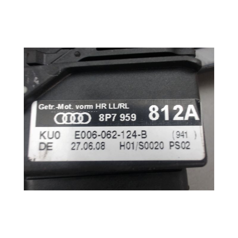 MECANISME LEVE-GLACE ARRIERE DROIT AUDI A3