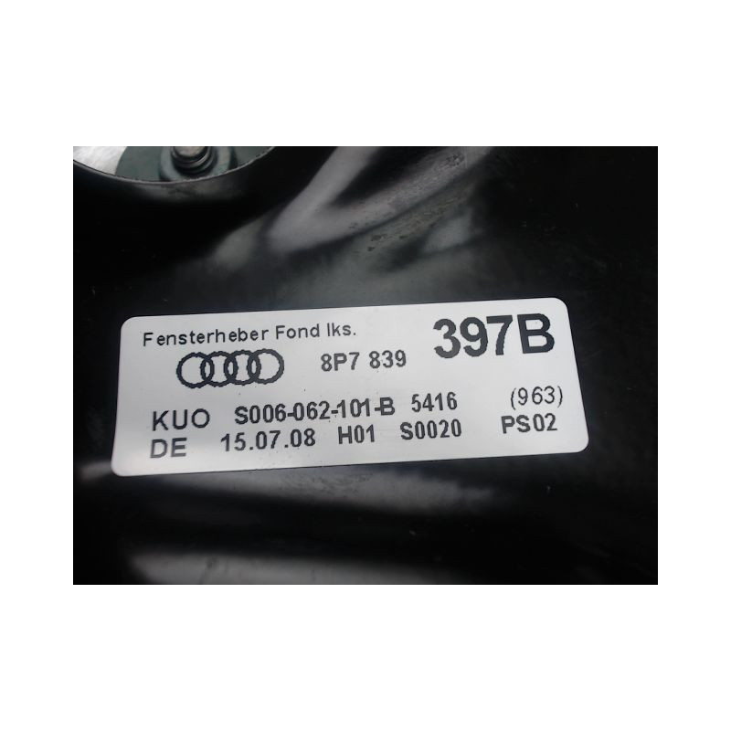 MECANISME LEVE-GLACE ARRIERE GAUCHE AUDI A3