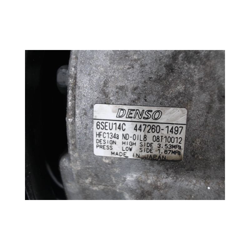 COMPRESSEUR AIR CONDITIONNE TOYOTA AURIS 2007-