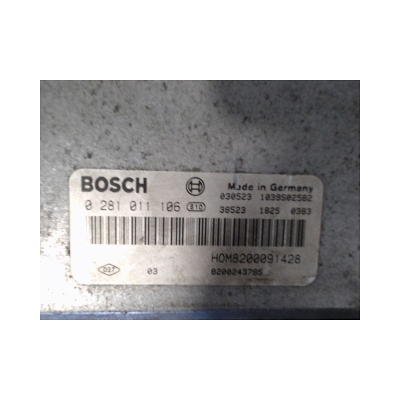 CALCULATEUR MOTEUR RENAULT MASTER COURT SURELEVE 2003-