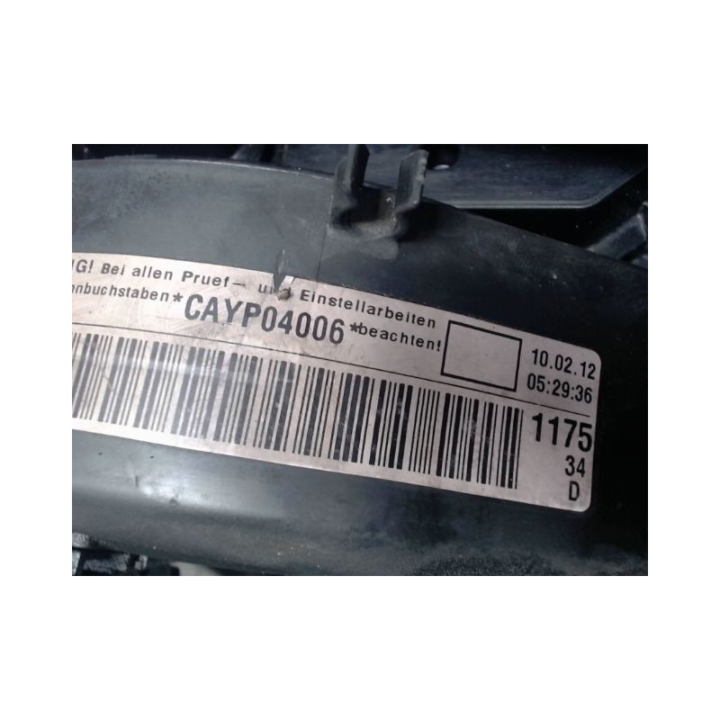 MOTEUR DIESEL VOLKSWAGEN GOLF VI 2008- 1.6 TDI