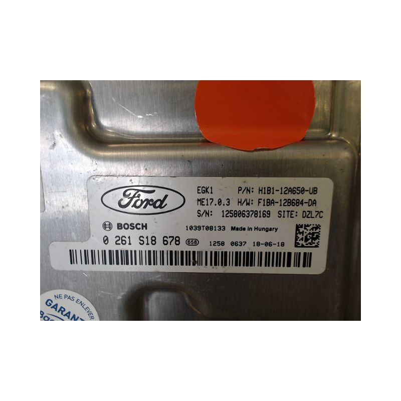 CALCULATEUR MOTEUR FORD FIESTA 2017-