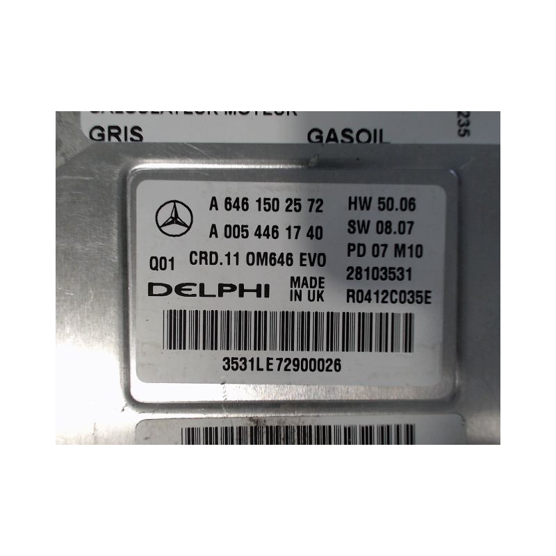 CALCULATEUR MOTEUR MERCEDES CLASSE C