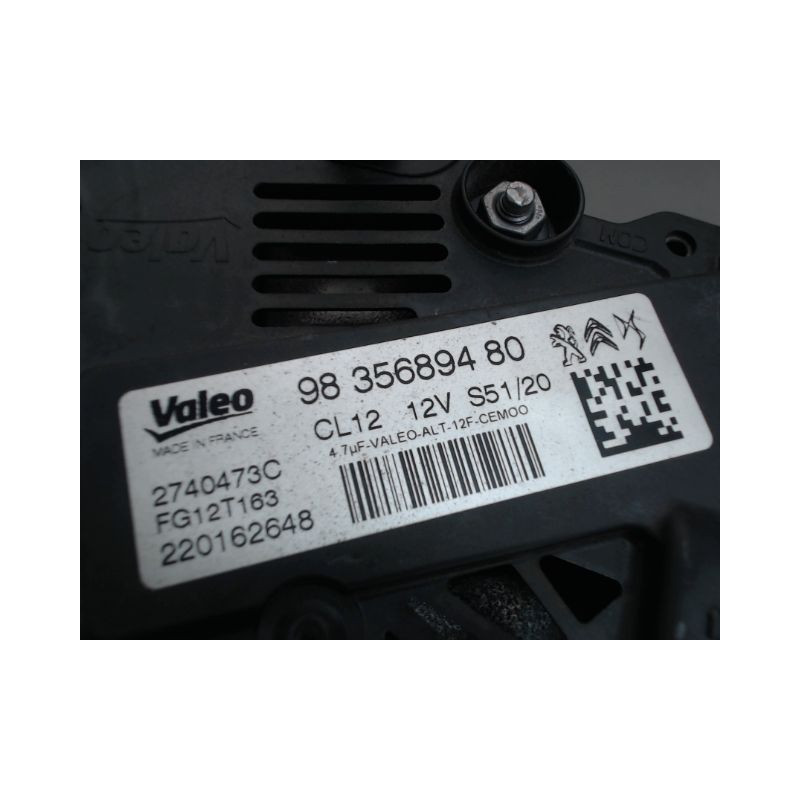 ALTERNATEUR PEUGEOT 208