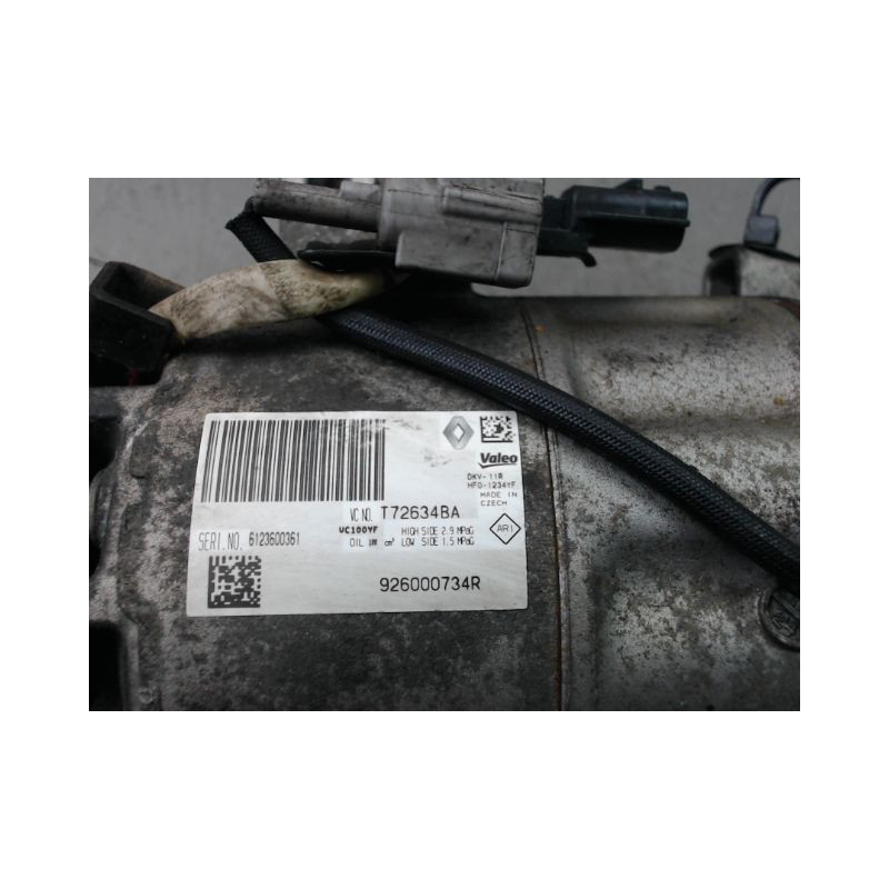 COMPRESSEUR AIR CONDITIONNE RENAULT CLIO IV Phase 1 2012-...