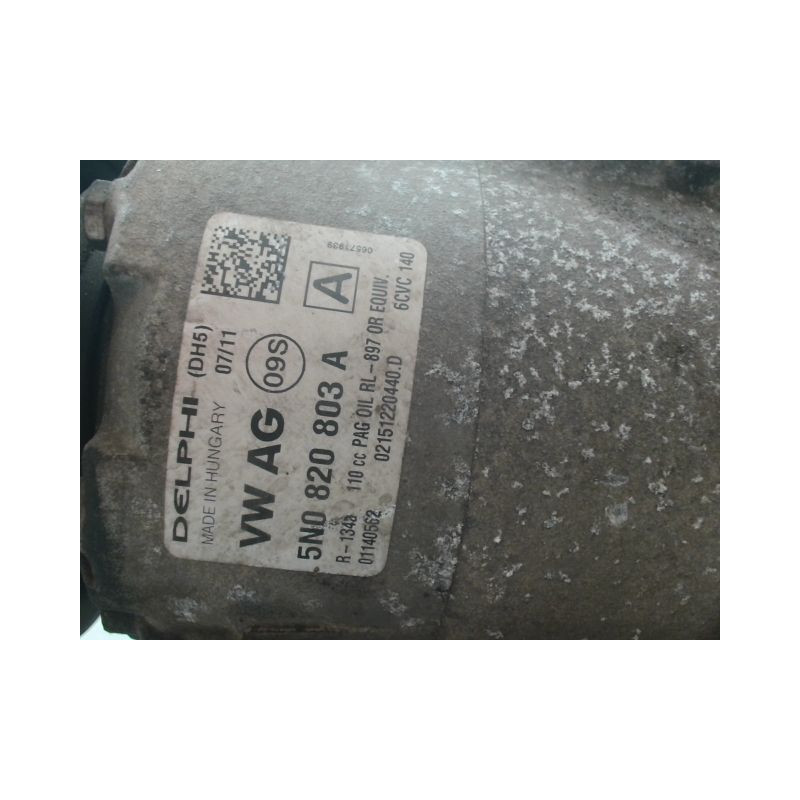 COMPRESSEUR AIR CONDITIONNE VOLKSWAGEN POLO V Phase 1 (6R) 2009-...