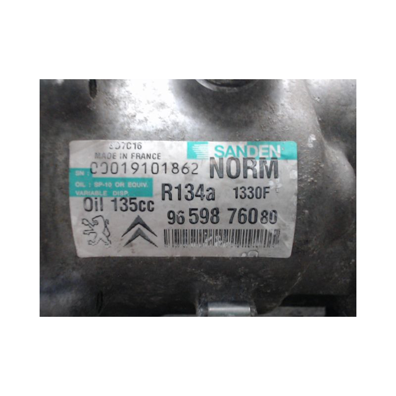 COMPRESSEUR AIR CONDITIONNE CITROEN C4 PICASSO LONG