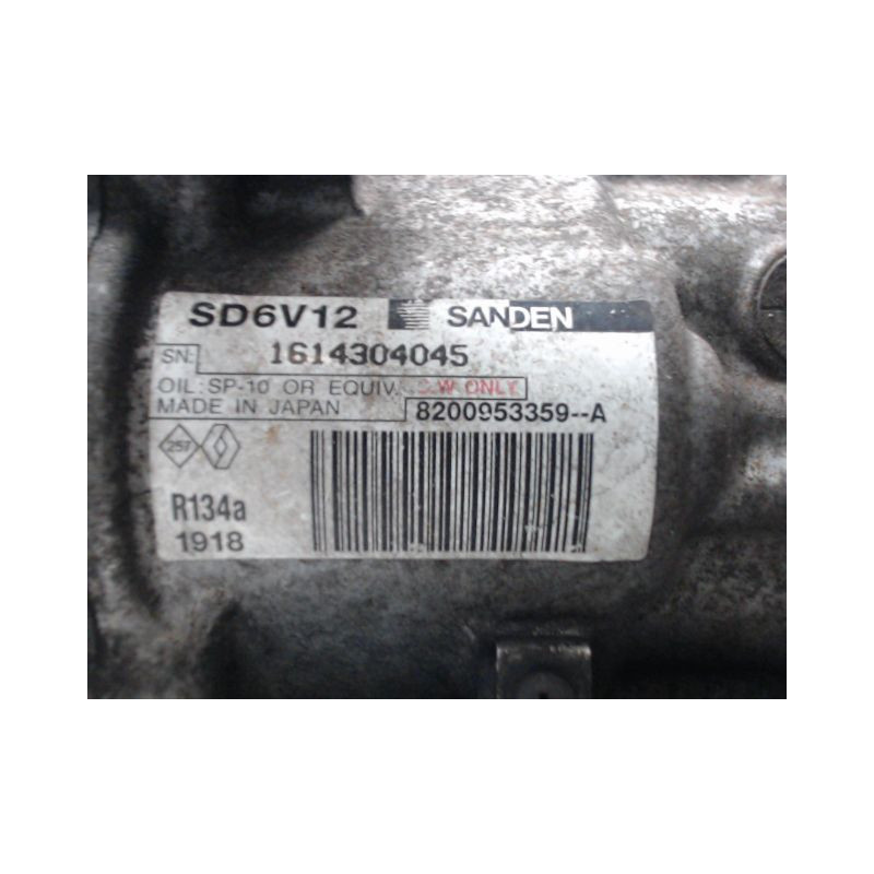 COMPRESSEUR AIR CONDITIONNE RENAULT CLIO III 2009-
