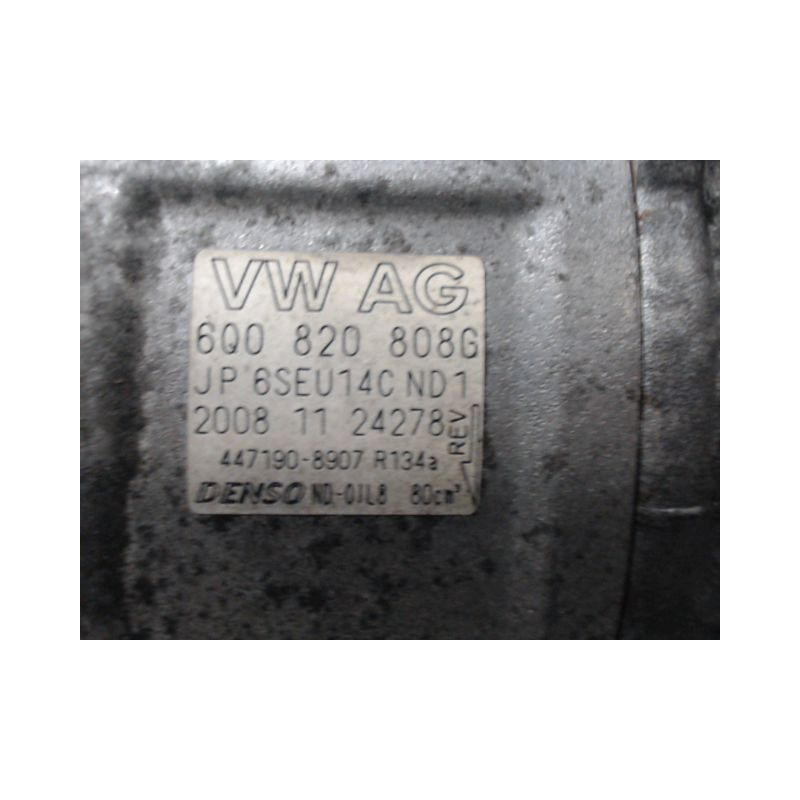 COMPRESSEUR AIR CONDITIONNE VOLKSWAGEN POLO 2005-