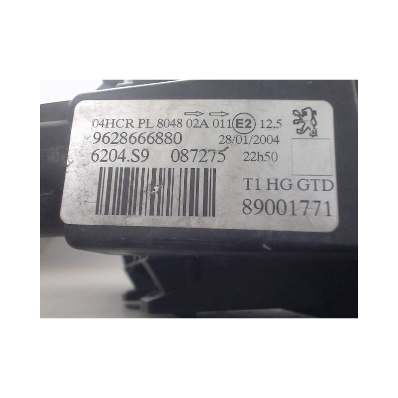 PHARE GAUCHE PEUGEOT 206
