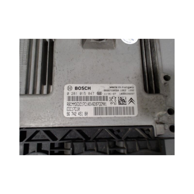 CALCULATEUR MOTEUR CITROEN C3