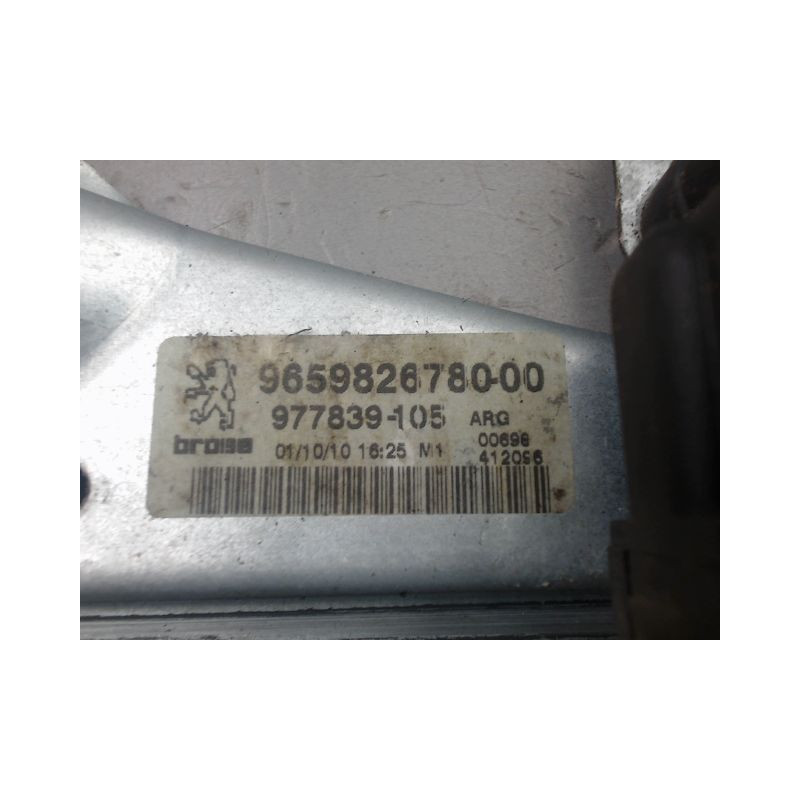 MECANISME LEVE-GLACE ARRIERE GAUCHE PEUGEOT 308