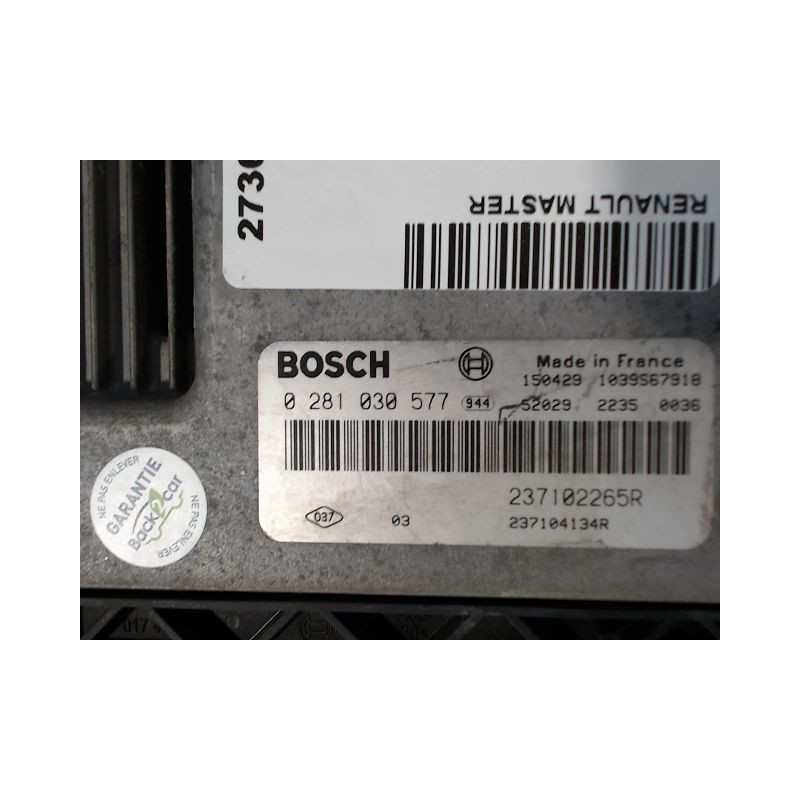 CALCULATEUR MOTEUR RENAULT MASTER