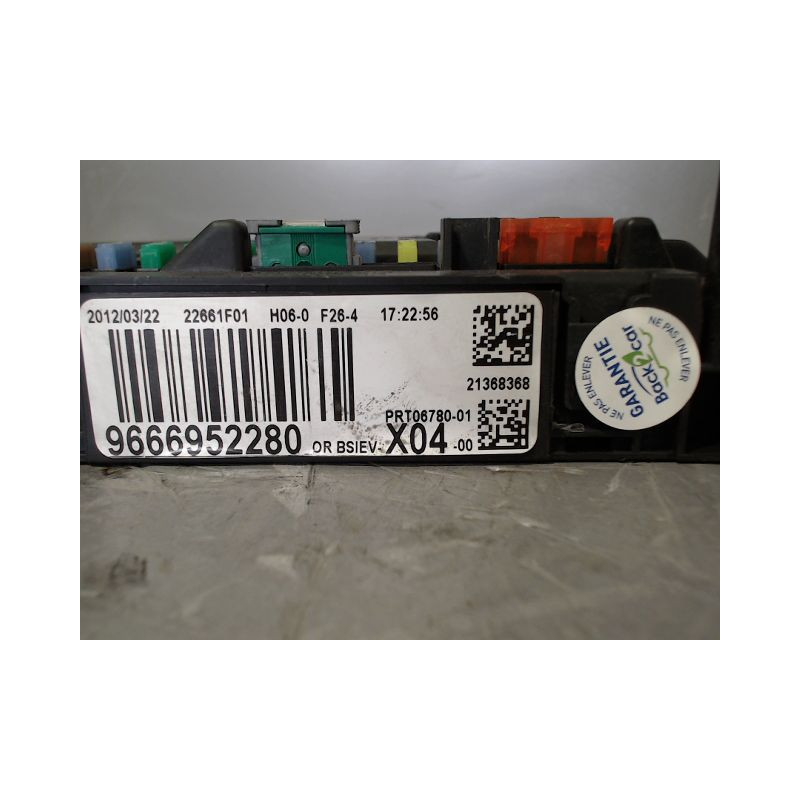 BOITIER GESTION HABITACLE CITROEN C3