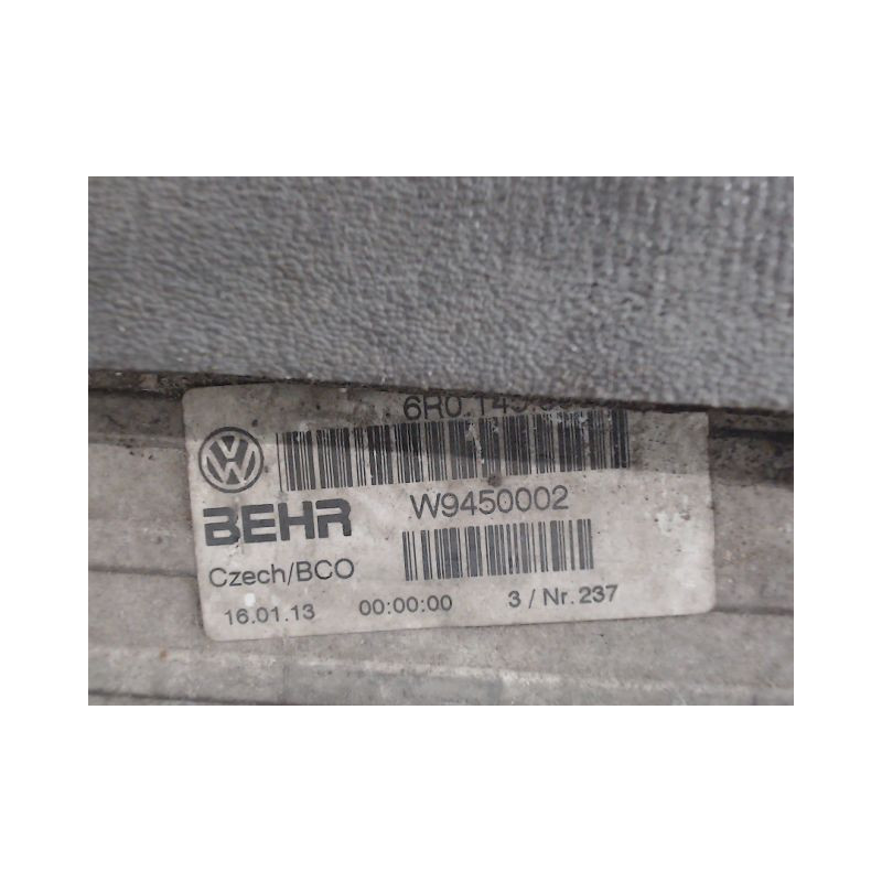 ECHANGEUR AIR VOLKSWAGEN POLO