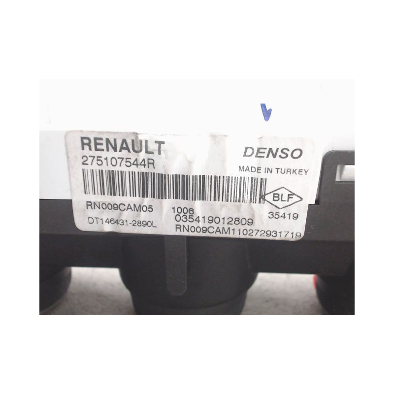 COMMANDE DE CHAUFFAGE RENAULT CLIO