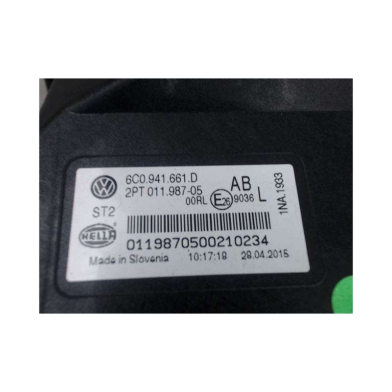 PHARE ANTIBROUILLARD AVANT GAUCHE VOLKSWAGEN POLO