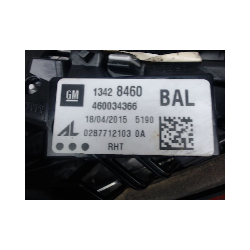 FEU ARRIERE INTERIEUR DROIT OPEL CORSA