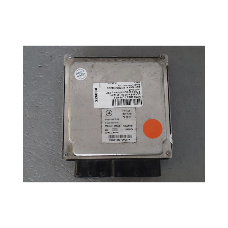 CALCULATEUR MOTEUR MERCEDES CLASSE A 12-15