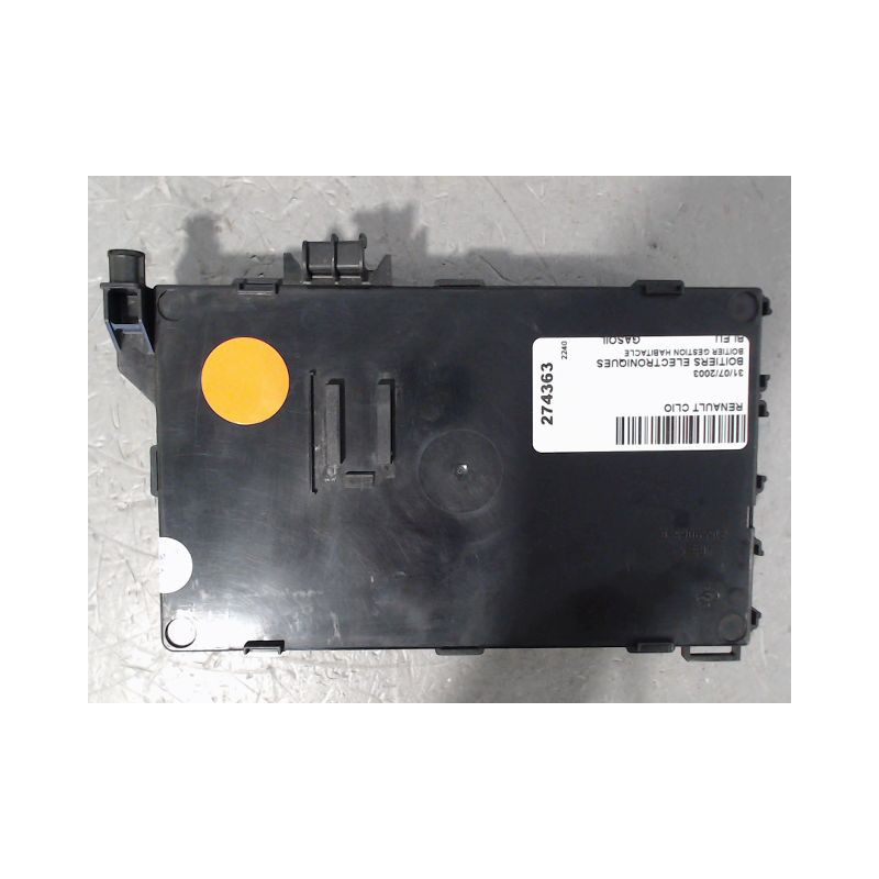 BOITIER GESTION HABITACLE RENAULT CLIO