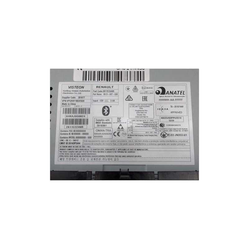 AUTORADIO RENAULT CLIO IV PH2 16-20