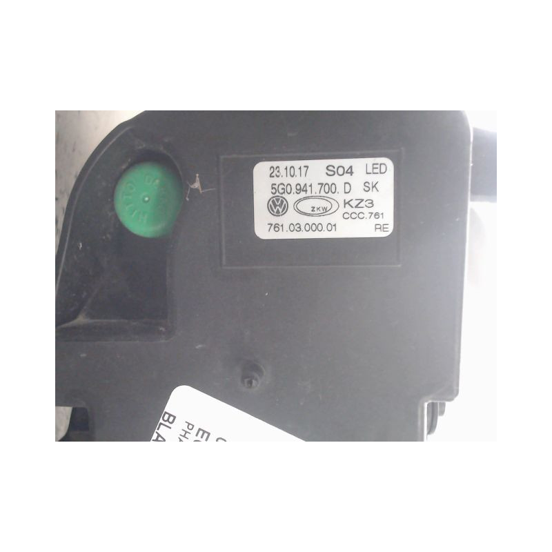 PHARE ANTIBROUILLARD AVANT DROIT VOLKSWAGEN GOLF