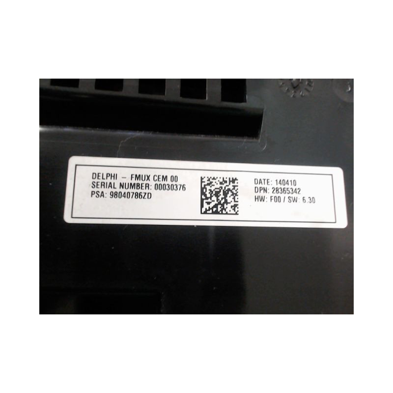 COMMANDE DE CHAUFFAGE CITROEN C4