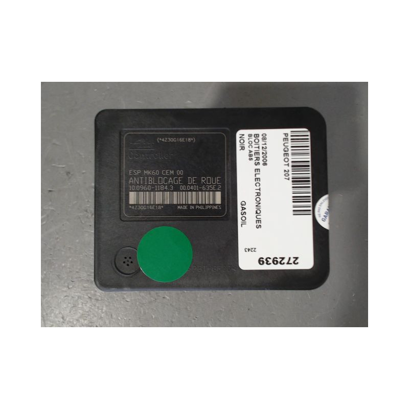 UNITE HYDRAULIQUE ABS PEUGEOT 207