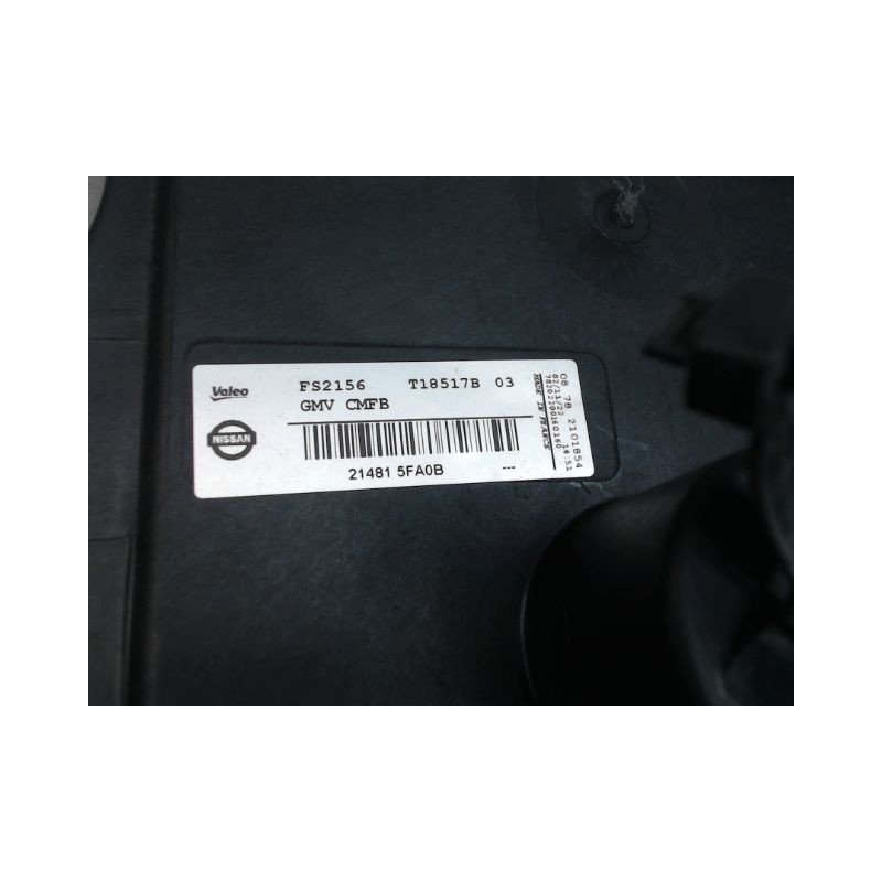 MOTEUR VENTILATEUR RADIATEUR NISSAN MICRA