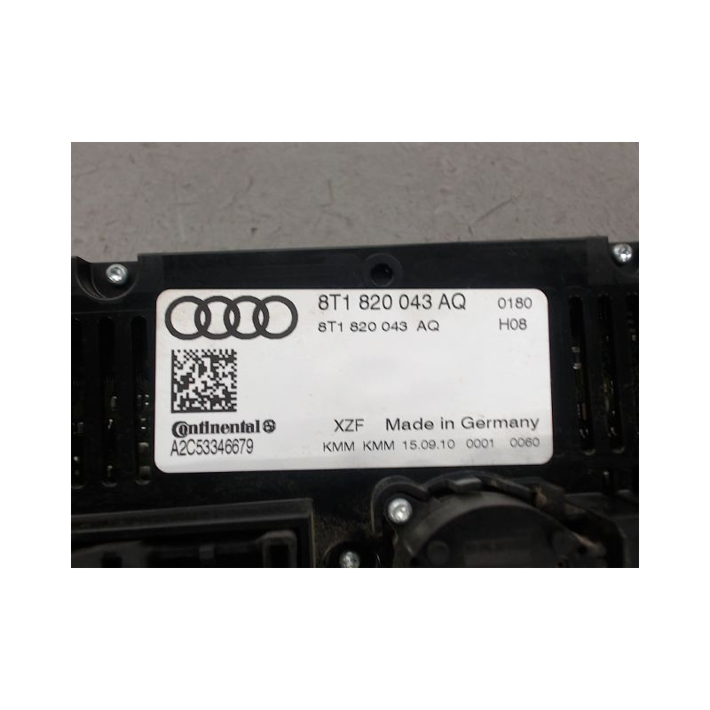COMMANDE DE CHAUFFAGE AUDI Q5