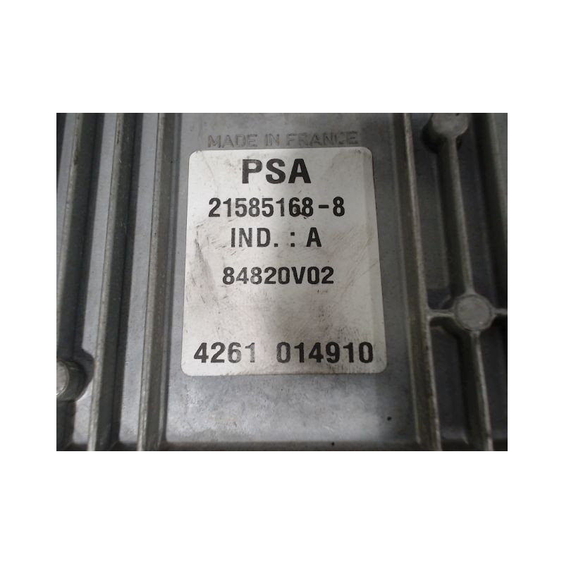 CALCULATEUR MOTEUR CITROEN C2