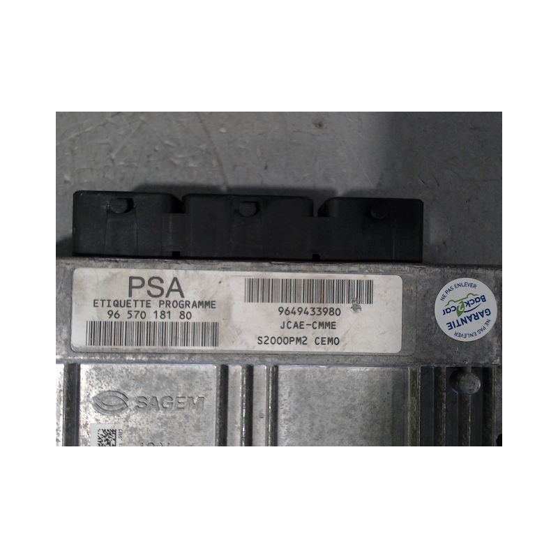 CALCULATEUR MOTEUR CITROEN C3
