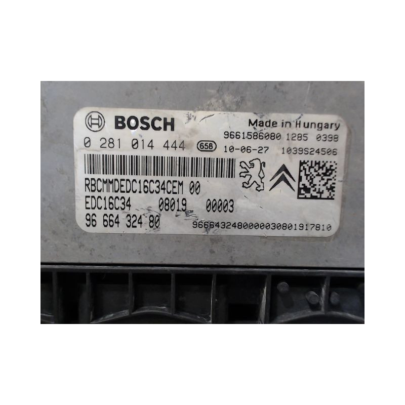 CALCULATEUR MOTEUR CITROEN NEMO FG 2008-...