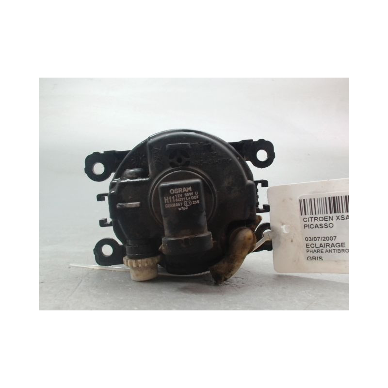 PHARE ANTIBROUILLARD AVANT DROIT CITROEN XSARA PICASSO MONOSP. 1999-2010
