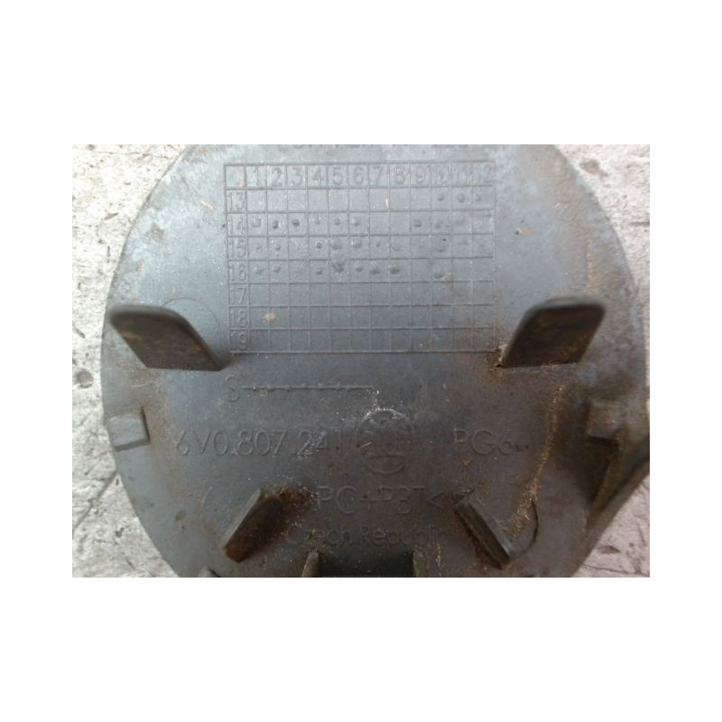 OBTURATEUR COUVRE CROCHET DE BOUCLIER AV SKODA FABIA II Phase 1 2007-2010