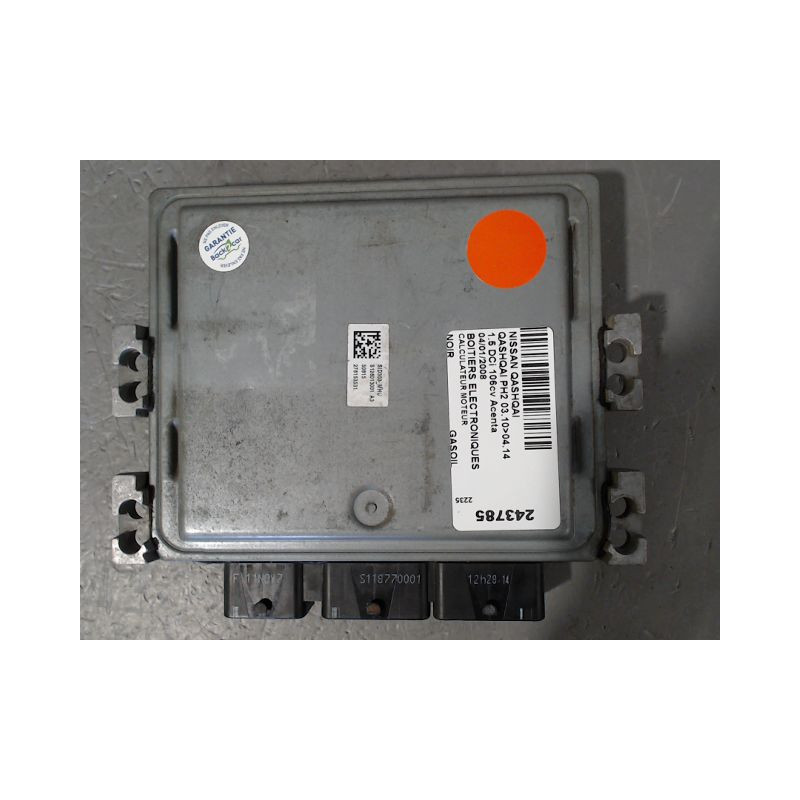 CALCULATEUR MOTEUR NISSAN QASHQAI PH2 10-14