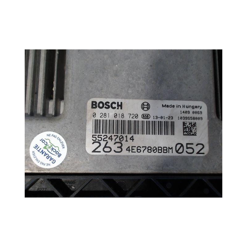 CALCULATEUR MOTEUR OPEL COMBO
