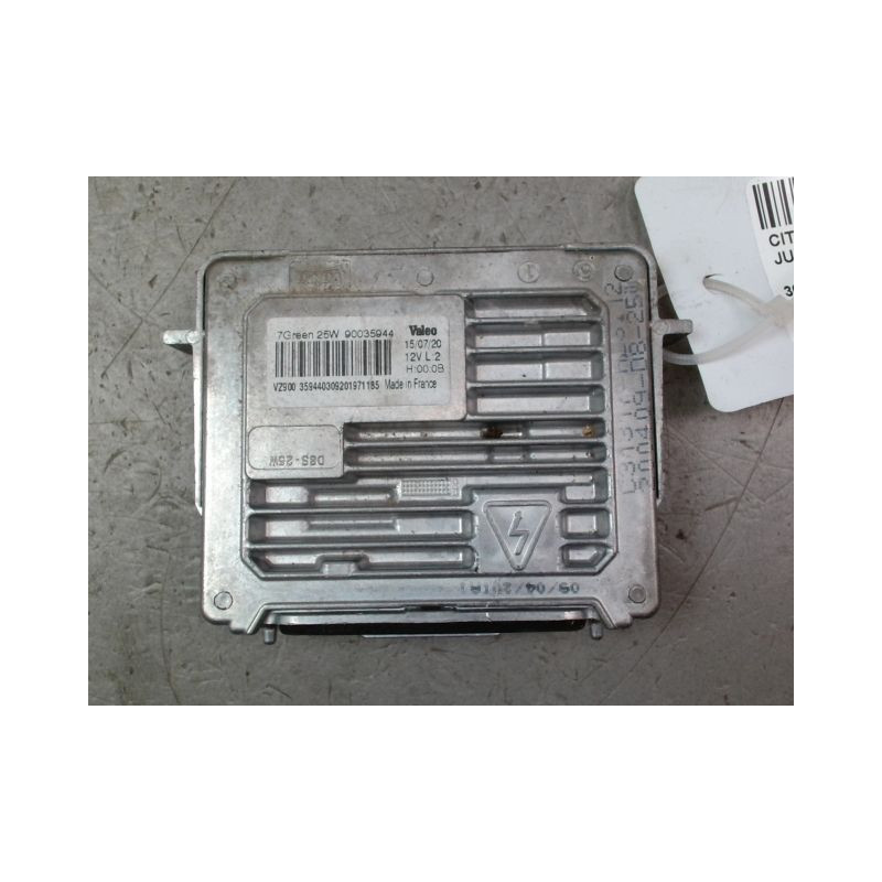 BOITIER XENON PHARE DROIT CITROEN JUMPY VITRE