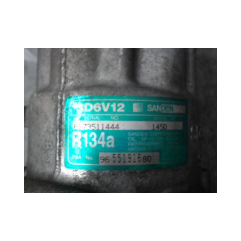 COMPRESSEUR AIR CONDITIONNE CITROEN C3 2002-2005