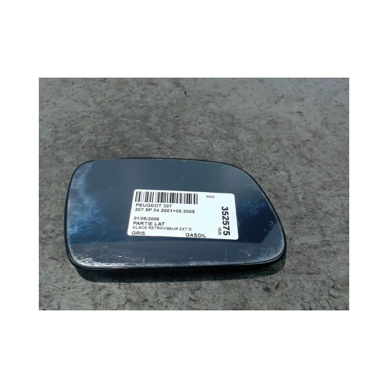 GLACE RETROVISEUR EXT D PEUGEOT 307 2001-2005