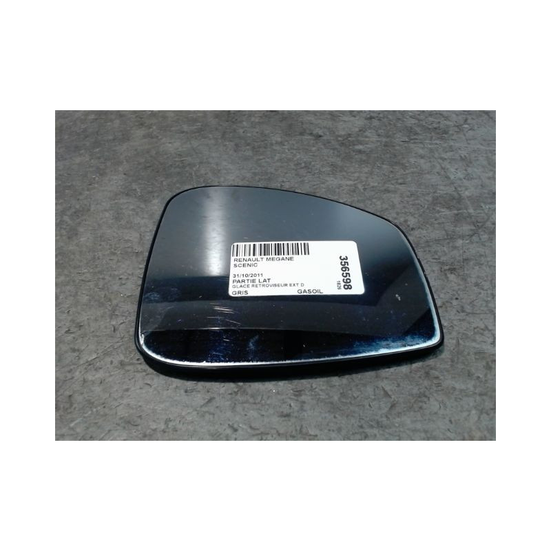 GLACE RETROVISEUR EXT D RENAULT SCENIC III 2009-