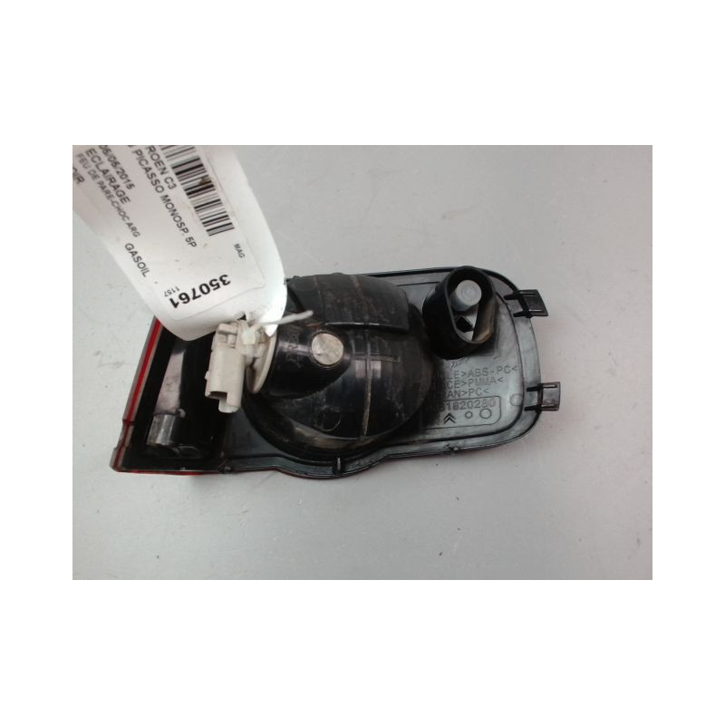 FEU DE PARE-CHOC ARRIERE GAUCHE CITROEN C3 PICASSO MONOSP. Phase 2 2012-...