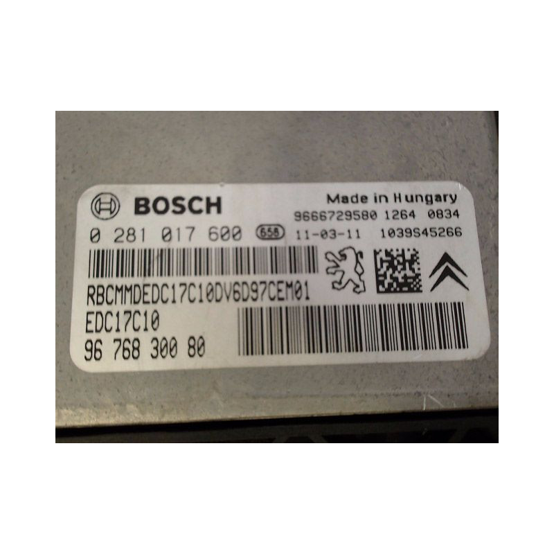 CALCULATEUR MOTEUR PEUGEOT PARTNER