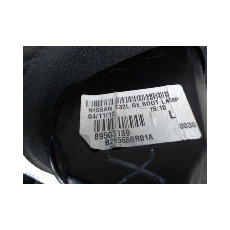 FEU ARRIERE INTERIEUR GAUCHE NISSAN QASHQAI