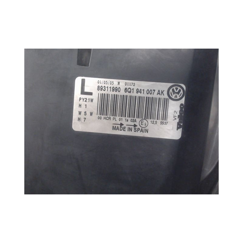 PHARE GAUCHE VOLKSWAGEN POLO