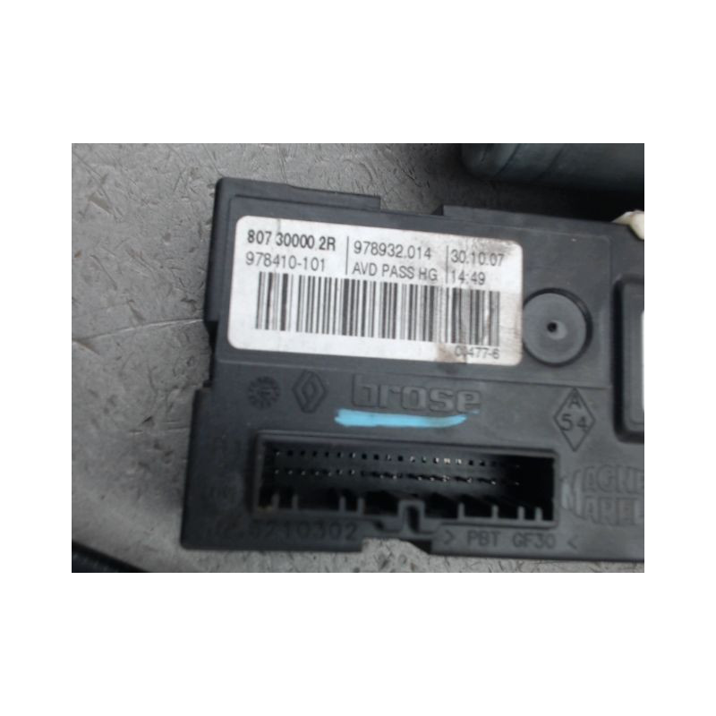 MECANISME LEVE-GLACE AVANT DROIT RENAULT LAGUNA